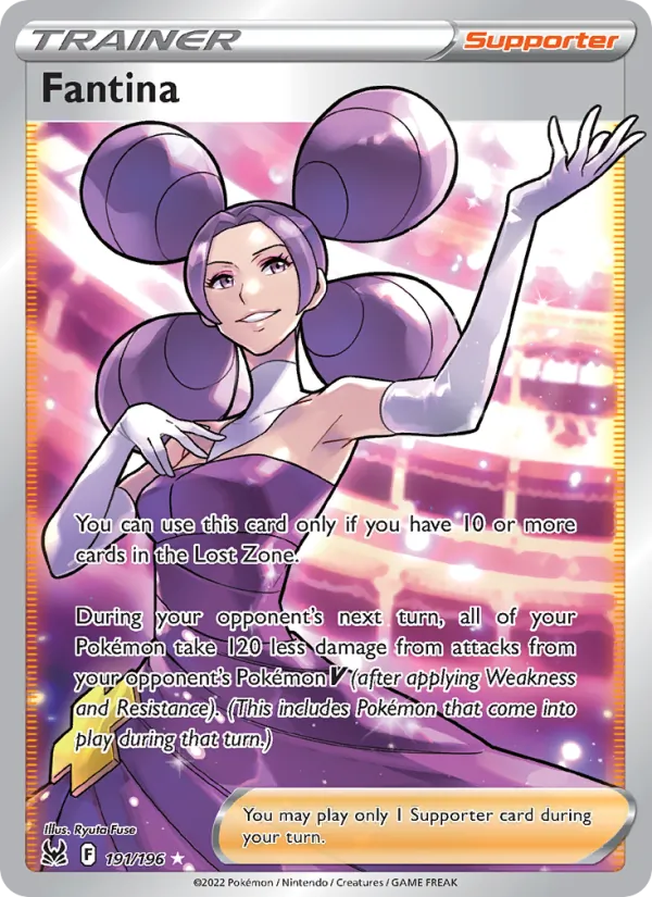 Fantina - Lost Origin Pokemon Card