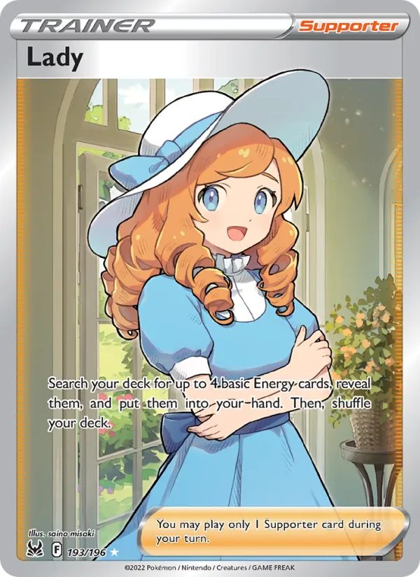 Lady - Lost Origin Pokemon Card