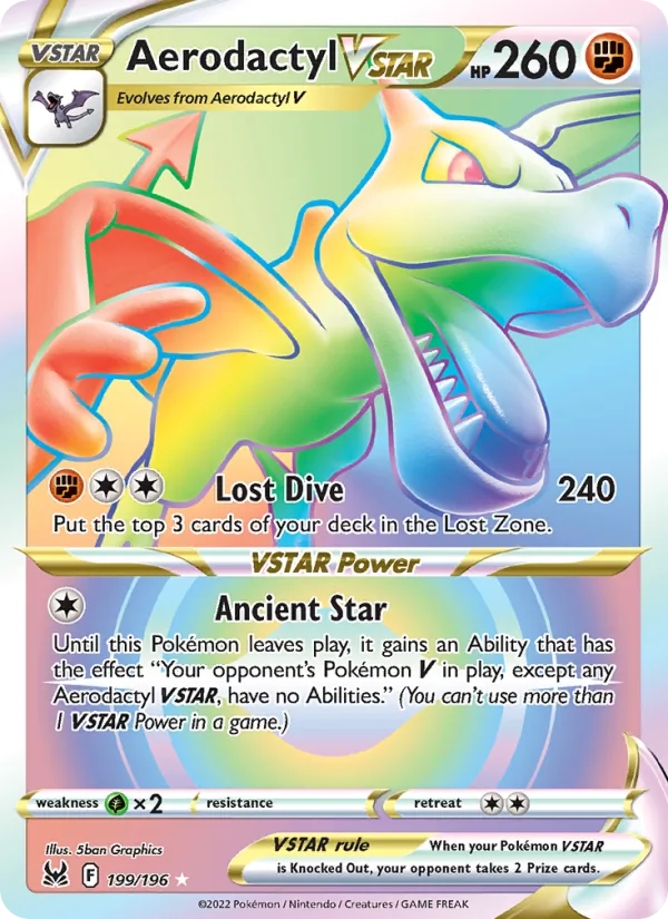 Aerodactyl VSTAR - Lost Origin Pokemon Card