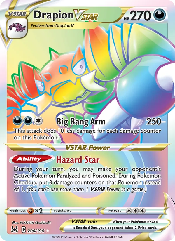 Drapion VSTAR - Lost Origin Pokemon Card