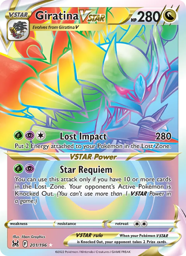 Giratina VSTAR - Lost Origin Pokemon Card