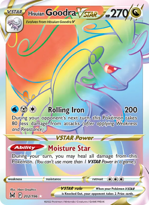 Hisuian Goodra VSTAR - Lost Origin Pokemon Card