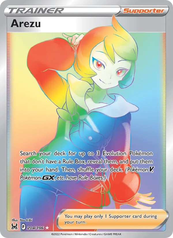 Arezu - Lost Origin Pokemon Card