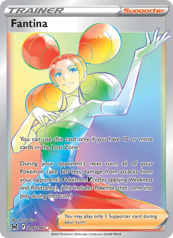 Fantina - Lost Origin Pokemon Card