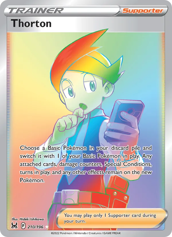 Thorton - Lost Origin Pokemon Card