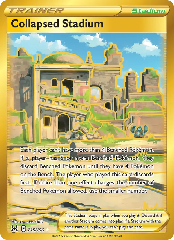 Collapsed Stadium - Lost Origin Pokemon Card