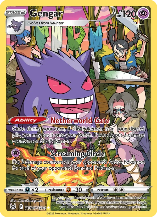 Gengar - Lost Origin Pokemon Card