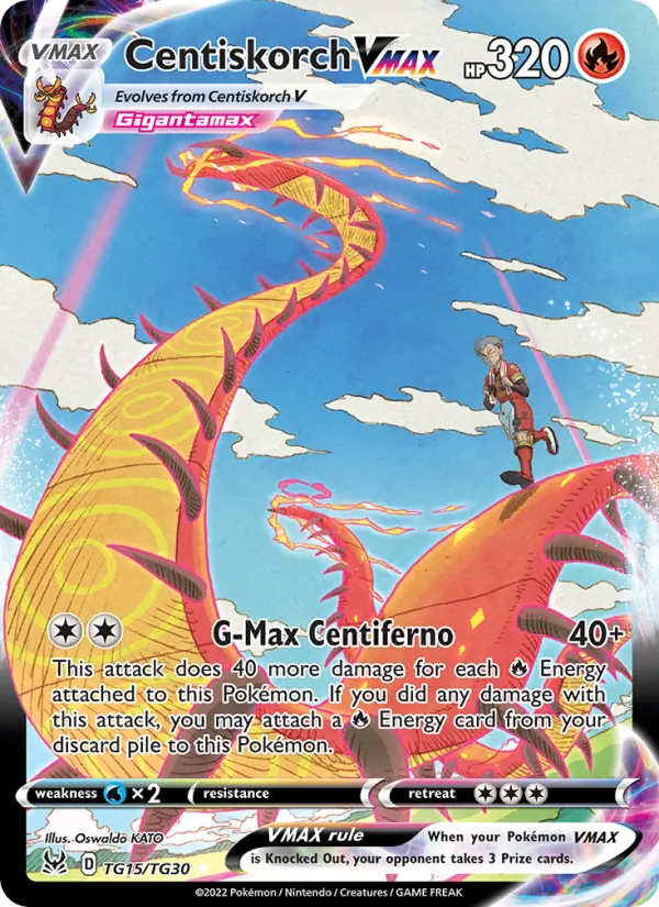Centiskorch VMAX - Lost Origin Pokemon Card