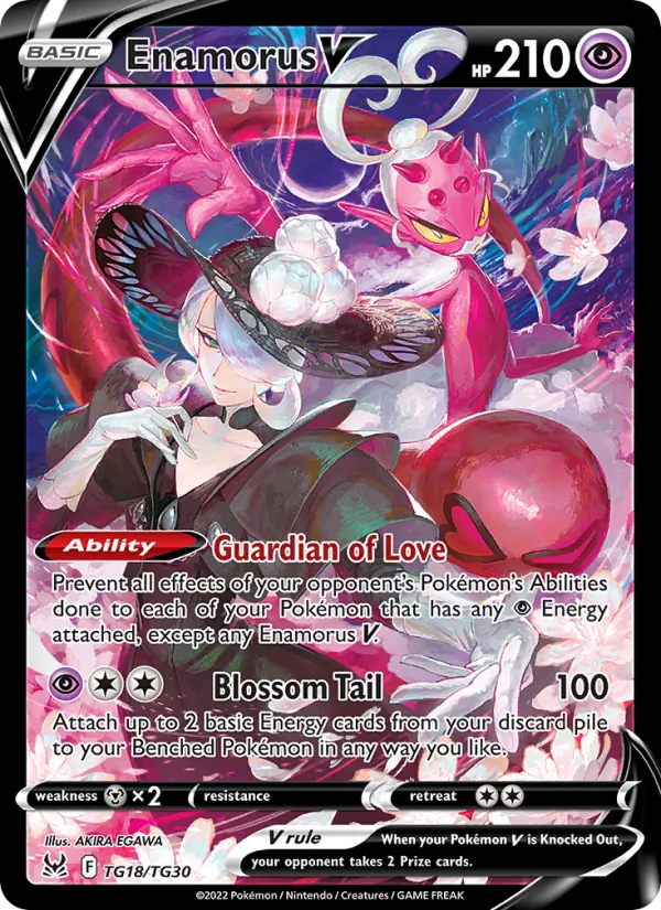 Enamorus V - Lost Origin Pokemon Card