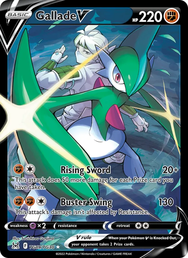 Gallade V - Lost Origin Pokemon Card