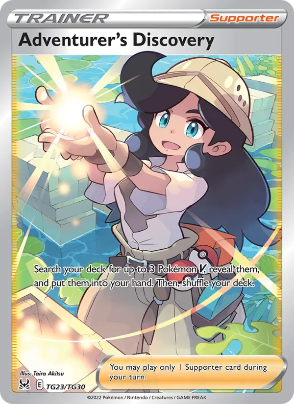 Adventurer's Discovery - Lost Origin Pokemon Card