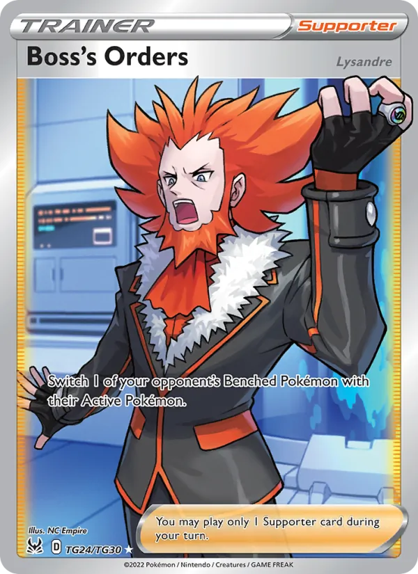 Boss's Orders - Lost Origin Pokemon Card