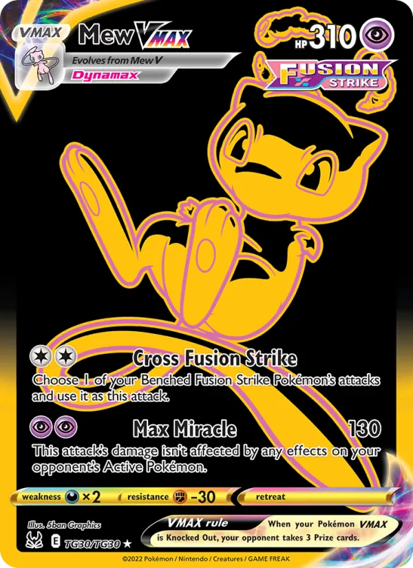 Mew VMAX - Lost Origin Pokemon Card