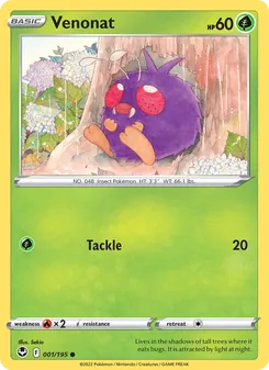 Venonat - Silver Tempest