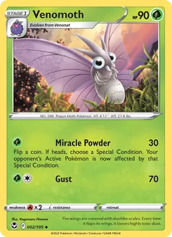 Venomoth - Silver Tempest