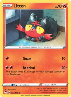 Litten - Silver Tempest
