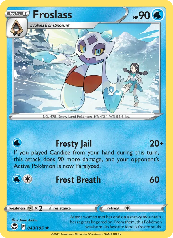 Froslass - Silver Tempest Pokemon Card