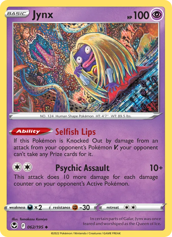 Jynx - Silver Tempest Pokemon Card