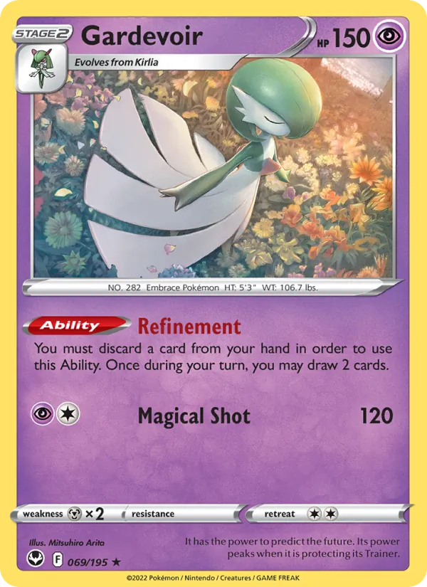 Gardevoir - Silver Tempest Pokemon Card