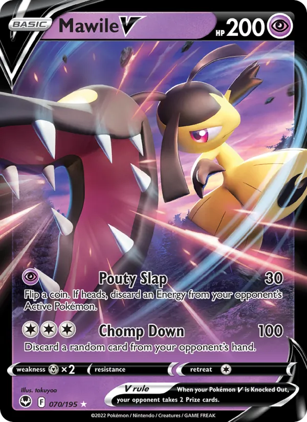 Mawile V - Silver Tempest Pokemon Card