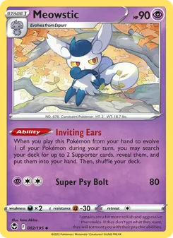 Meowstic - Silver Tempest