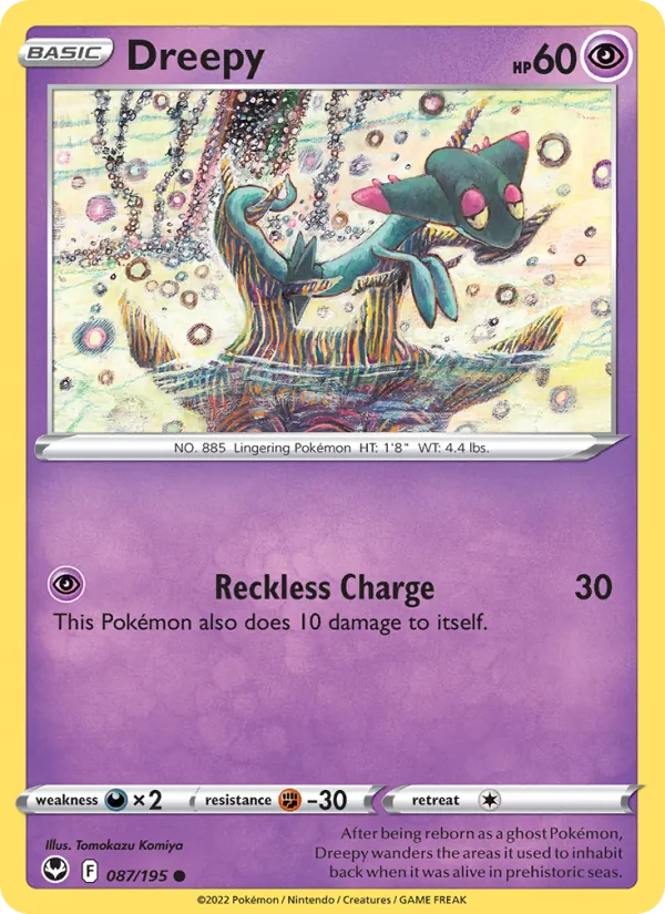 Dreepy - Silver Tempest Pokemon Card