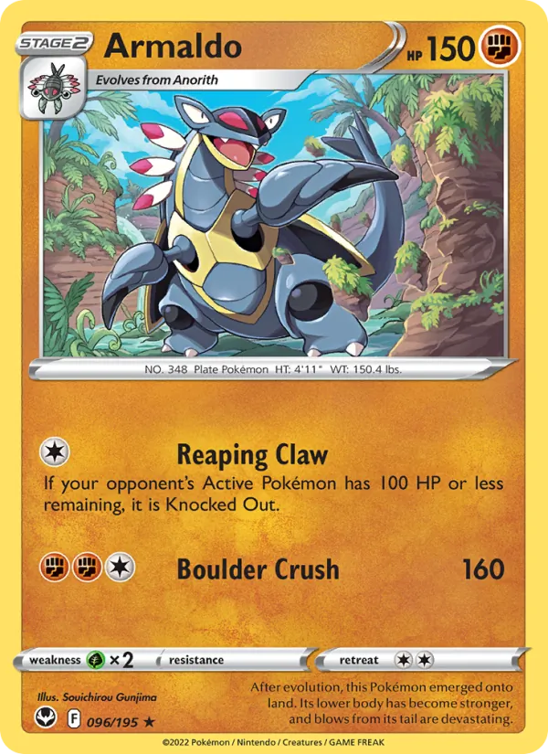 Armaldo - Silver Tempest Pokemon Card