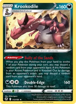 Krookodile - Silver Tempest