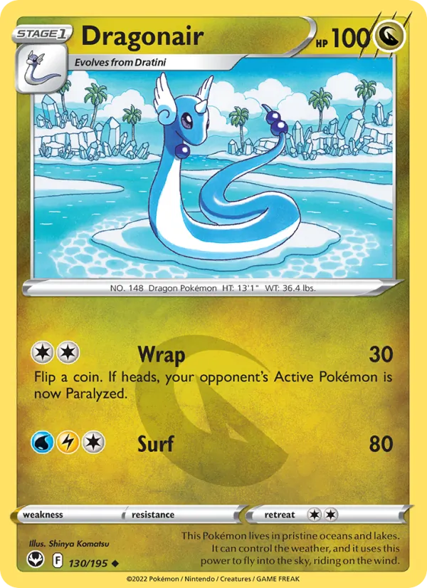 Dragonair - Silver Tempest Pokemon Card