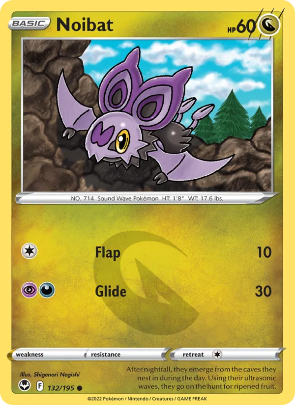 Noibat - Silver Tempest Pokemon Card