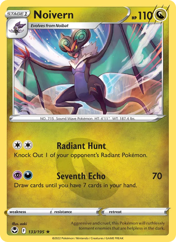 Noivern - Silver Tempest Pokemon Card