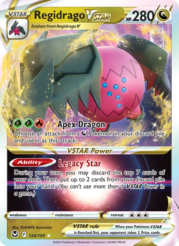 Regidrago VSTAR - Silver Tempest Pokemon Card