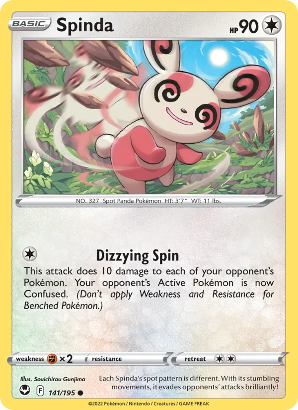 Spinda - Silver Tempest Pokemon Card