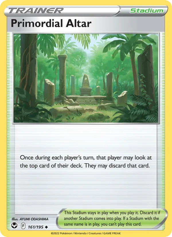 Primordial Altar - Silver Tempest Pokemon Card