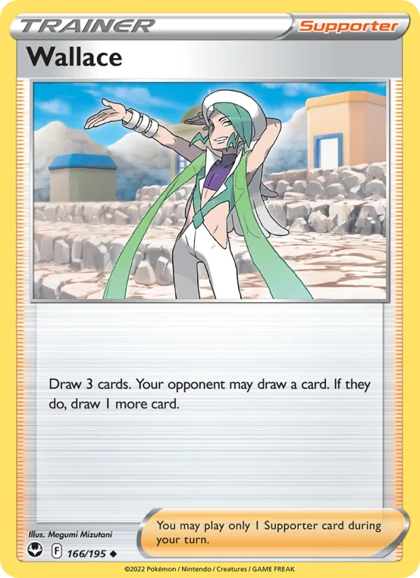 Wallace - Silver Tempest Pokemon Card
