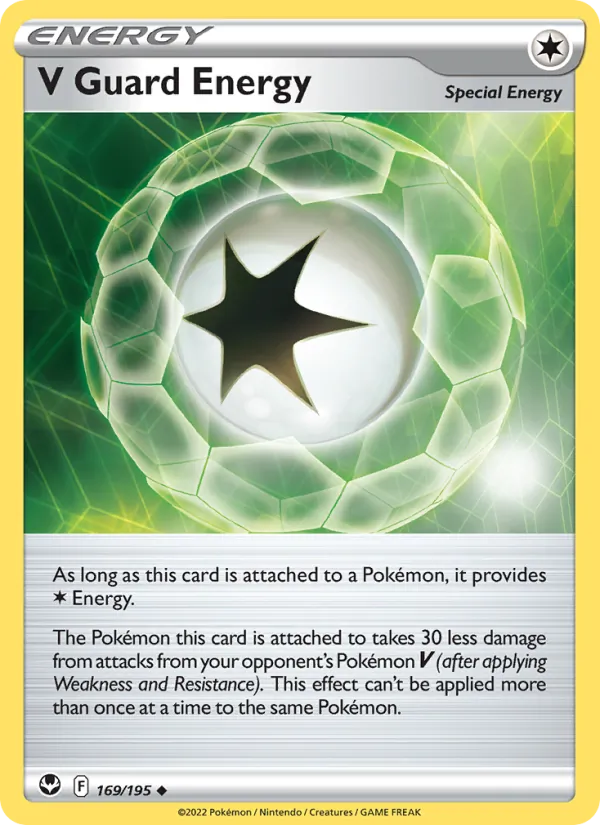 V Guard Energy - Silver Tempest Pokemon Card