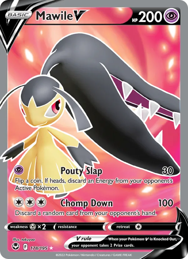 Mawile V - Silver Tempest Pokemon Card