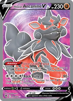 Hisuian Arcanine V - Silver Tempest