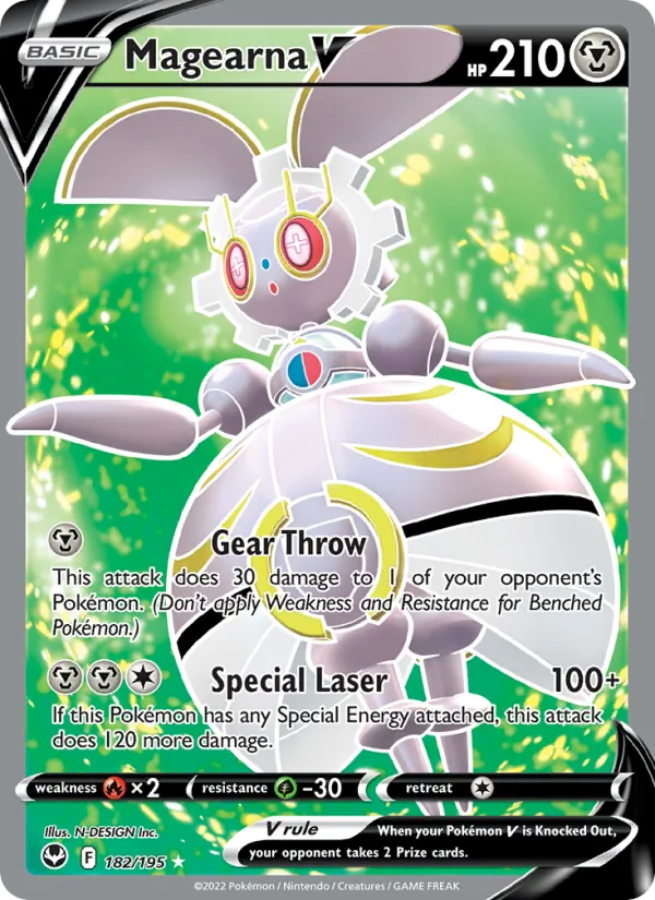 Magearna V - Silver Tempest Pokemon Card