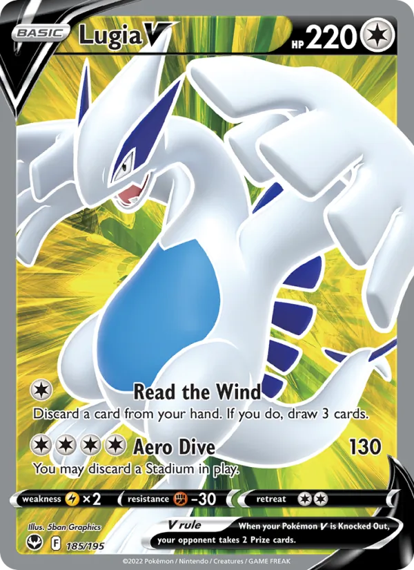 Lugia V - Silver Tempest Pokemon Card