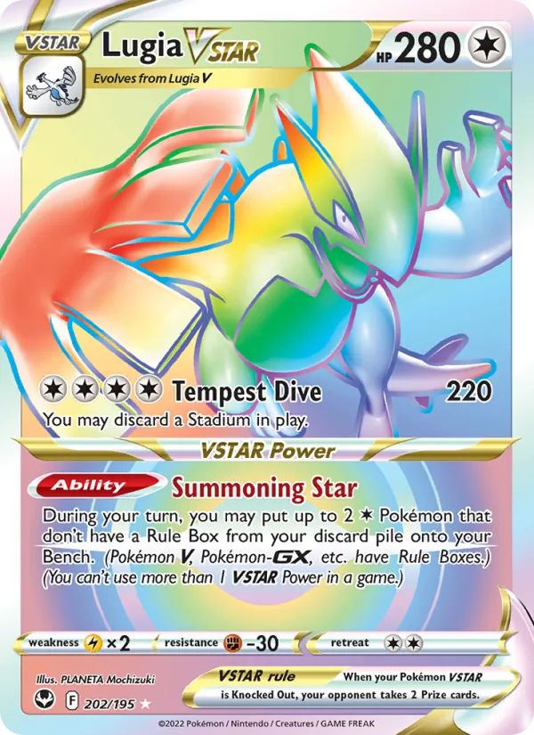 Lugia VSTAR - Silver Tempest Pokemon Card