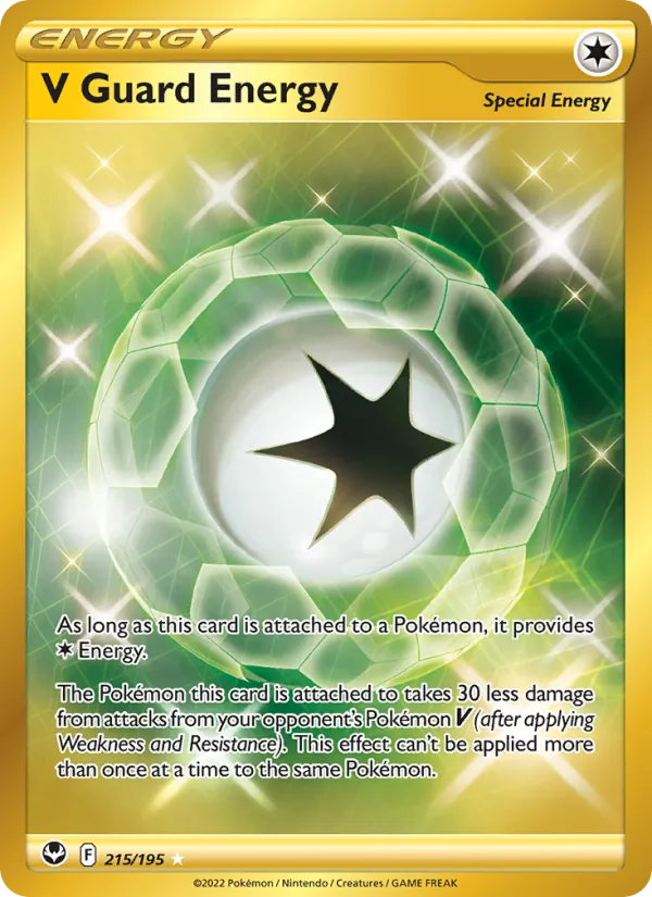 V Guard Energy - Silver Tempest Pokemon Card