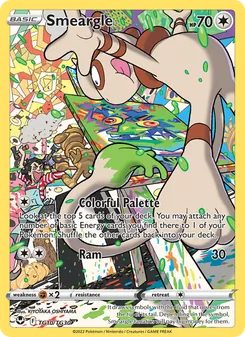 Smeargle - Silver Tempest