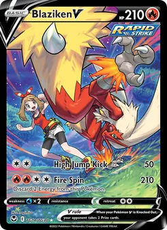 Blaziken V - Silver Tempest