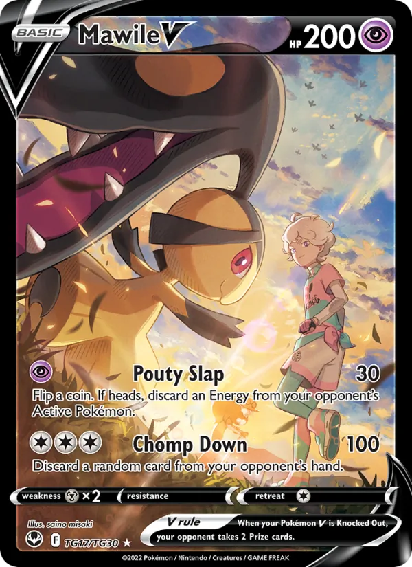 Mawile V - Silver Tempest Pokemon Card