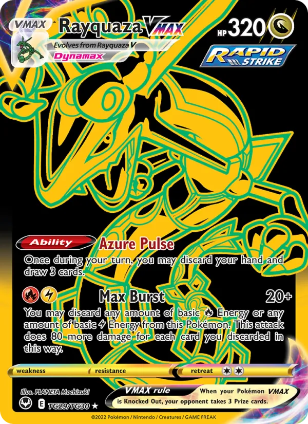 Rayquaza VMAX - Silver Tempest Pokemon Card