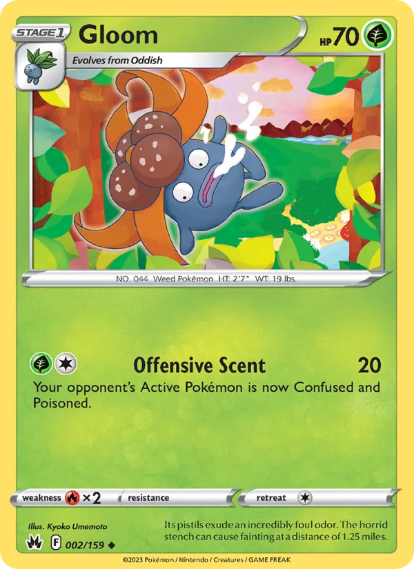 Gloom - Crown Zenith Pokemon Card