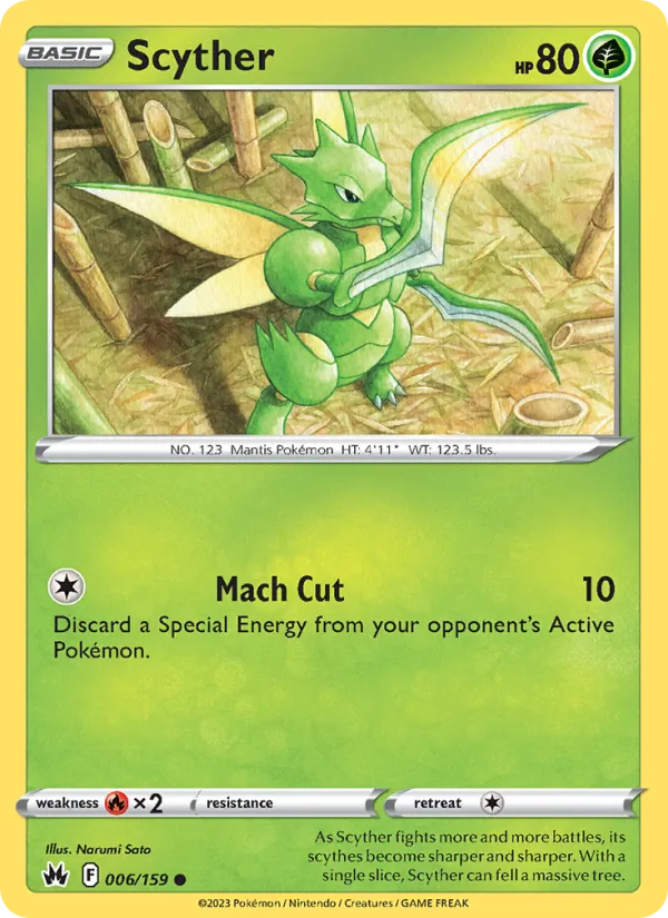 Scyther - Crown Zenith Pokemon Card