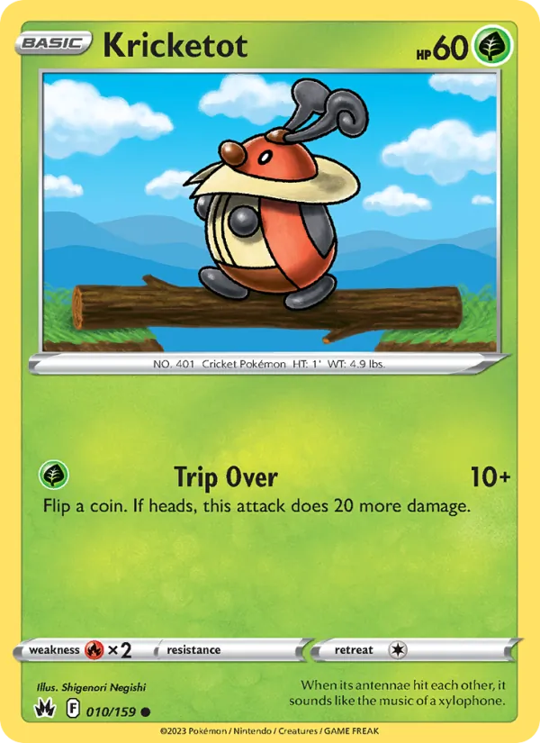 Kricketot - Crown Zenith Pokemon Card