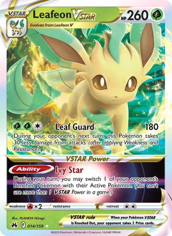 Leafeon VSTAR - Crown Zenith Pokemon Card